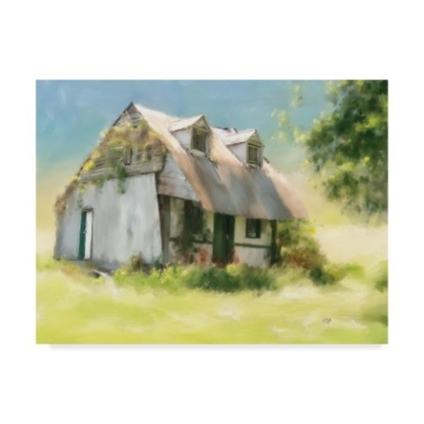 Trademark Fine Art Lois Bryan 'Summer Cottage' Canvas Art, 24x32 LBR00385-C2432GG